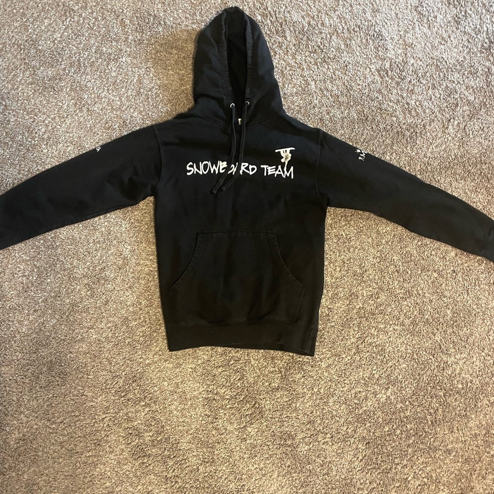 Snowboard Team Black Hoodie